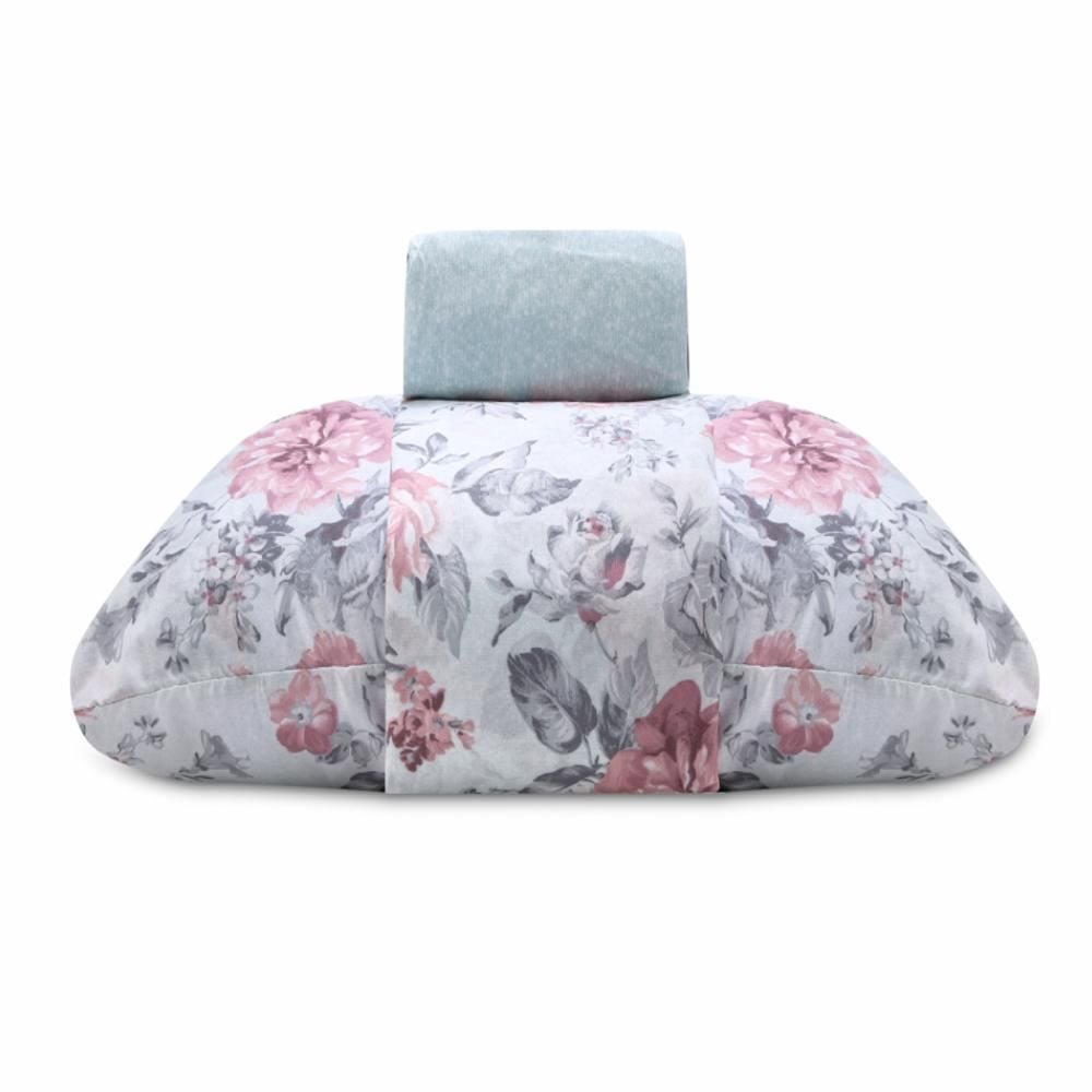 Jogo De Cama Solteiro Microfibra Havan Casa 3 Peças - Suela Flowers Verde