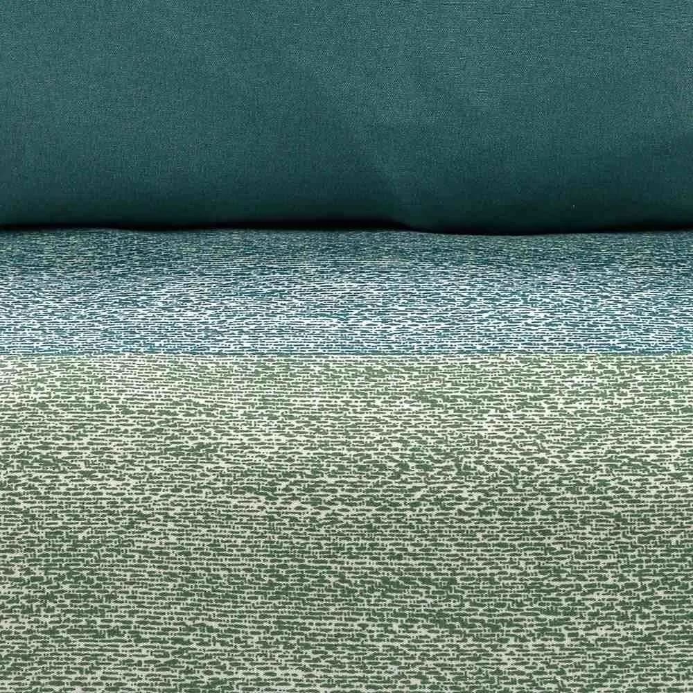 Jogo de Cama Solteiro Micropercal Havan Casa 3 pçs - Paladio Listra Verde