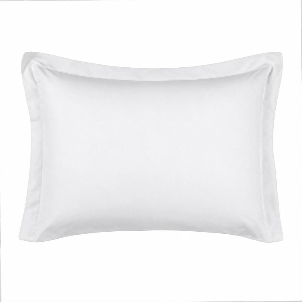 Jogo de Cama Solteiro Percal Buona Fortuna 2 pçs - Branco Liso
