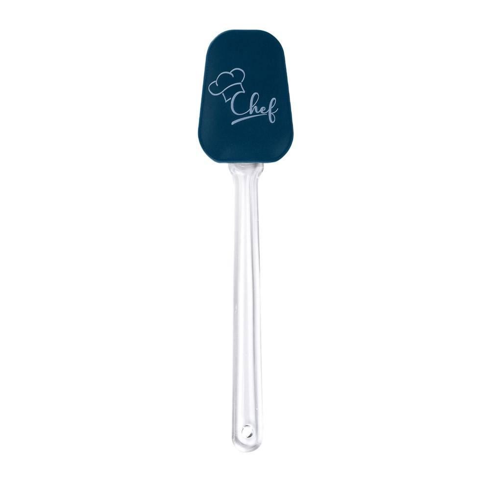 Jogo de Espátula e Fouet de Silicone Chef Azul Havan Casa - 2 Peças