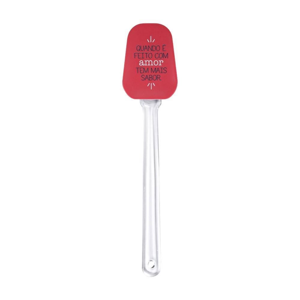 Jogo de Espátula e Fouet de Silicone Havan Casa Feito com Amor - 2 Peças
