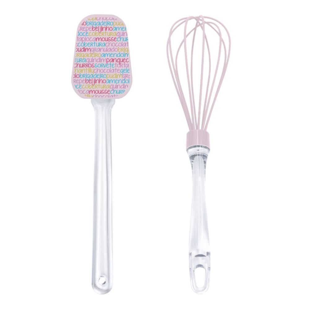 Jogo de Espátula e Fouet Silicone 2 Peças Havan Casa - Doces