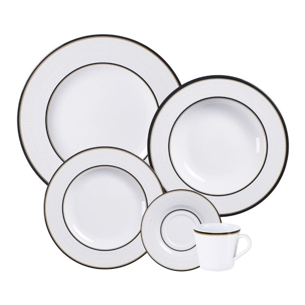 Jogo De Jantar Tramontina Sienna 20 Peças - Porcelana