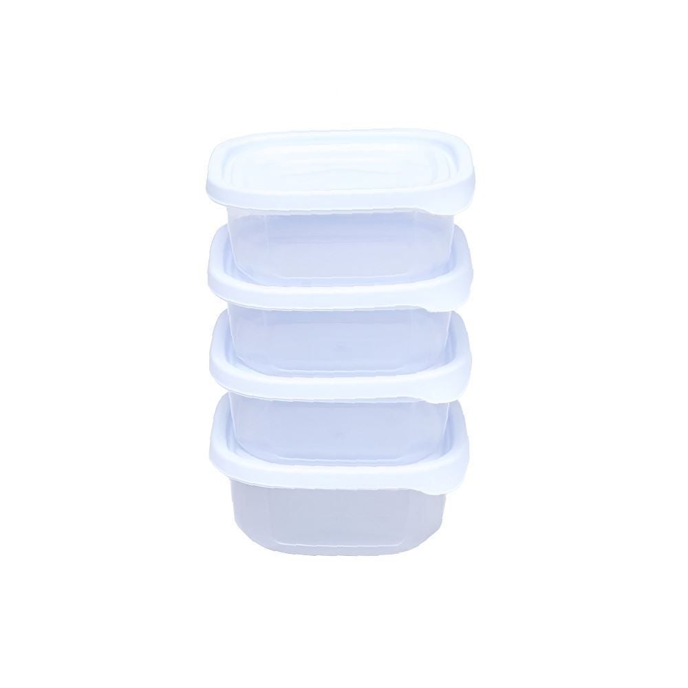 Jogo De Potes Mais Plasvale 250 Ml - 4 Peças
