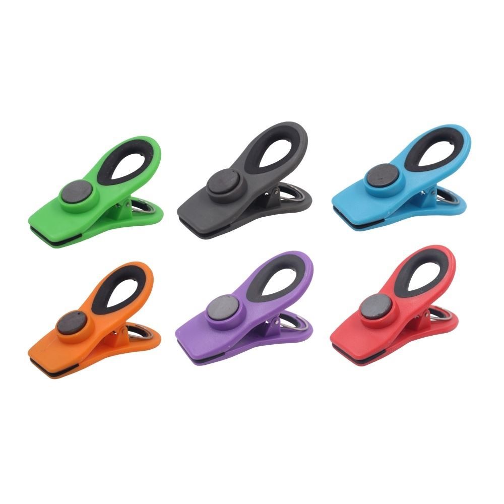 Jogo de Prendedores Magnéticos para Embalagens Havan Casa - 6 Peças
