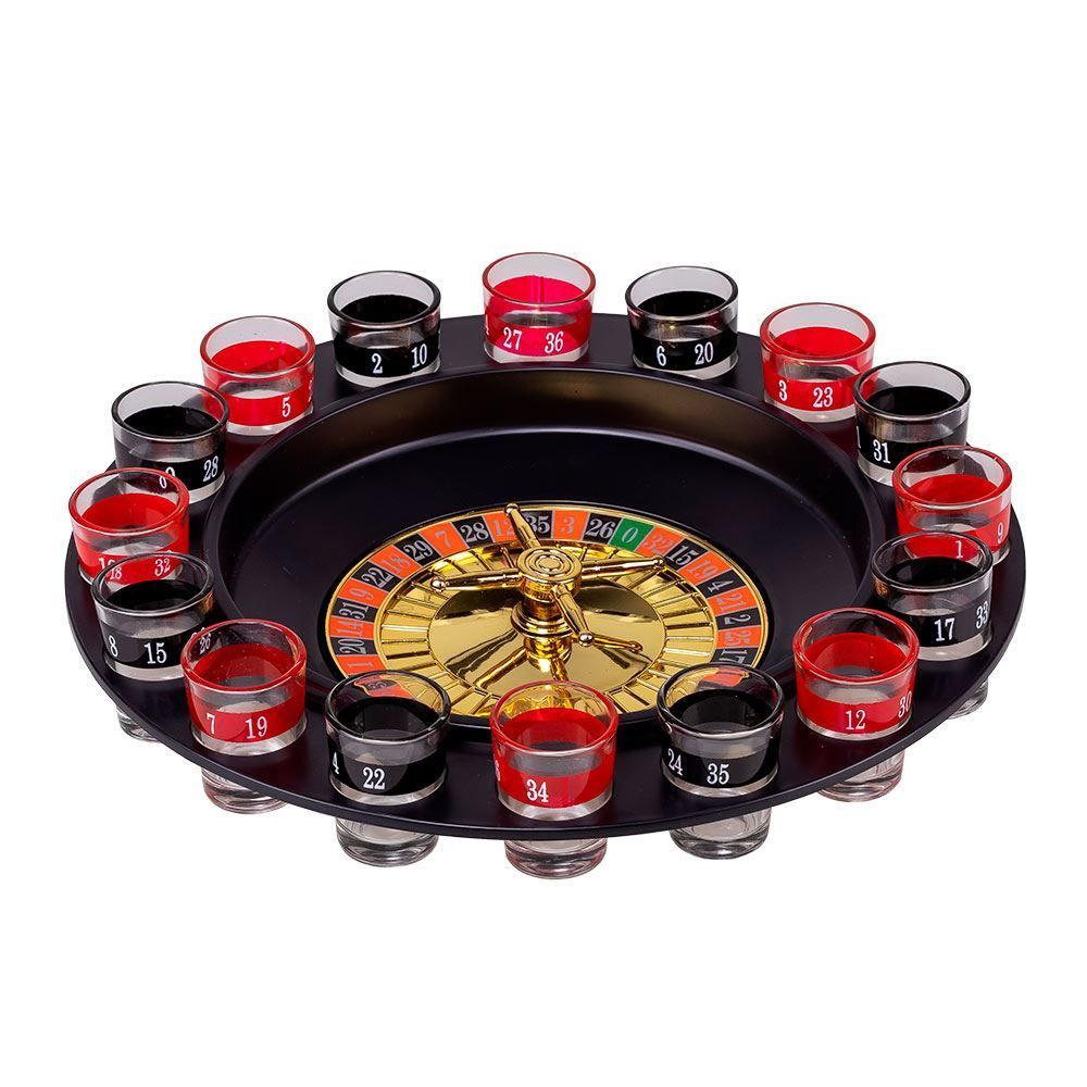 Jogo de Roleta com Copos Western Games - JR-01