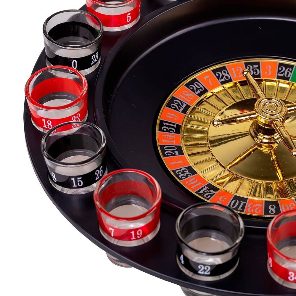 Jogo de Roleta com Copos Western Games - JR-01