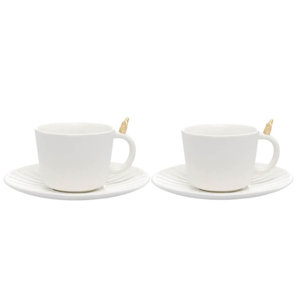 Jogo de Xícaras com Pires Colibri Wolff 170Ml - 4 Peças