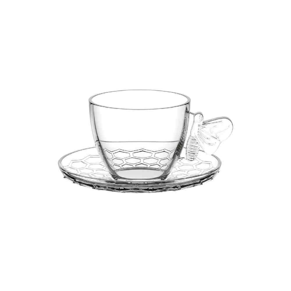 Jogo De Xícaras De Café Bee 8 Peças Hauskraft - 80ml