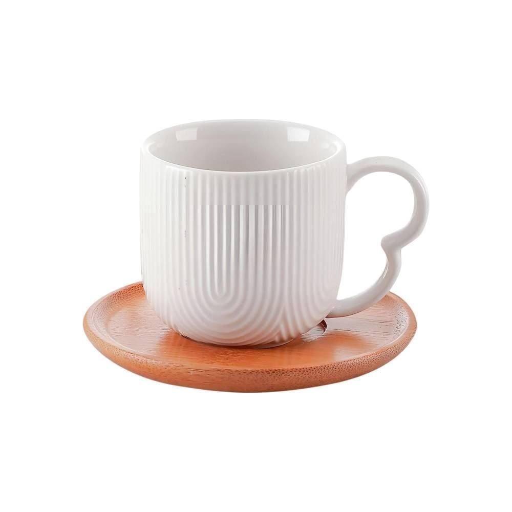 Jogo de Xícaras de Café Oasis Hauskraft 8 Peças - Branco