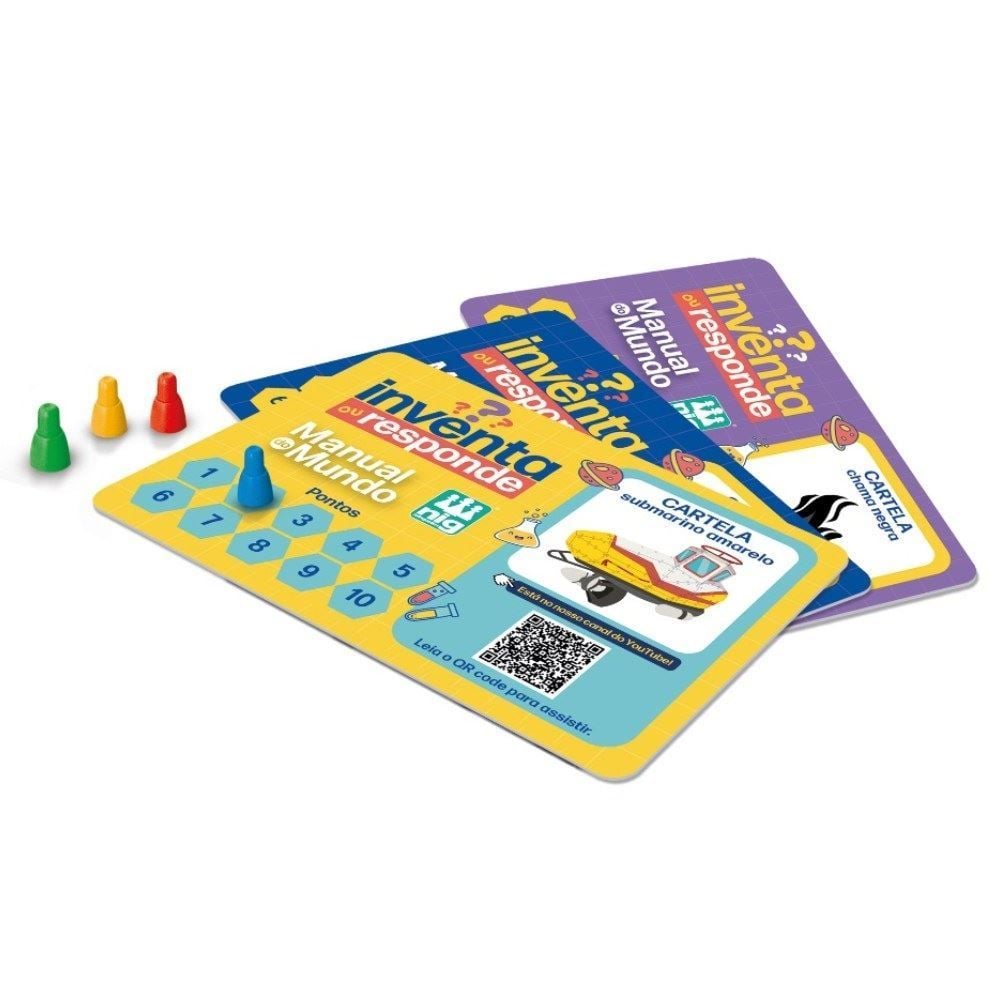 Jogo Inventa Ou Responde Manual do Mundo Nig Brinquedos - 1641