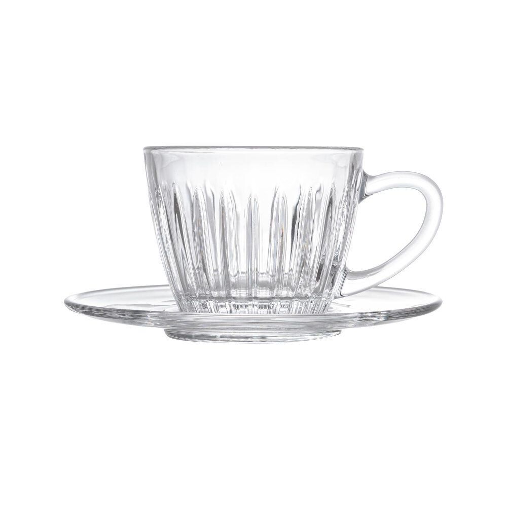 Jogo de Xicara de Café com Pires Soho L'hermitage 180Ml - 8 Peças