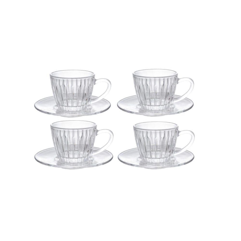 Jogo de Xicara de Café com Pires Soho L' Hermitage 90Ml - 8 Peças