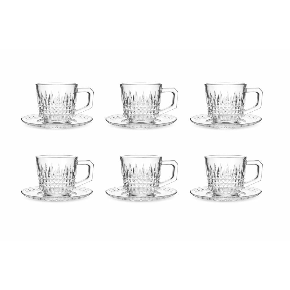 Jogo de Xícaras para Café Spire 90Ml L'hermitage 12 Peças - SPIRE