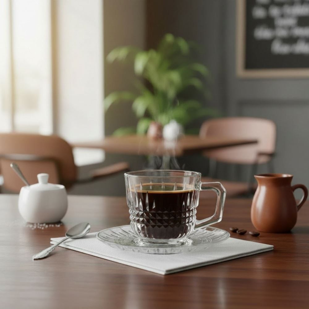 Jogo de Xícaras para Café Spire 90Ml L'hermitage 12 Peças - SPIRE