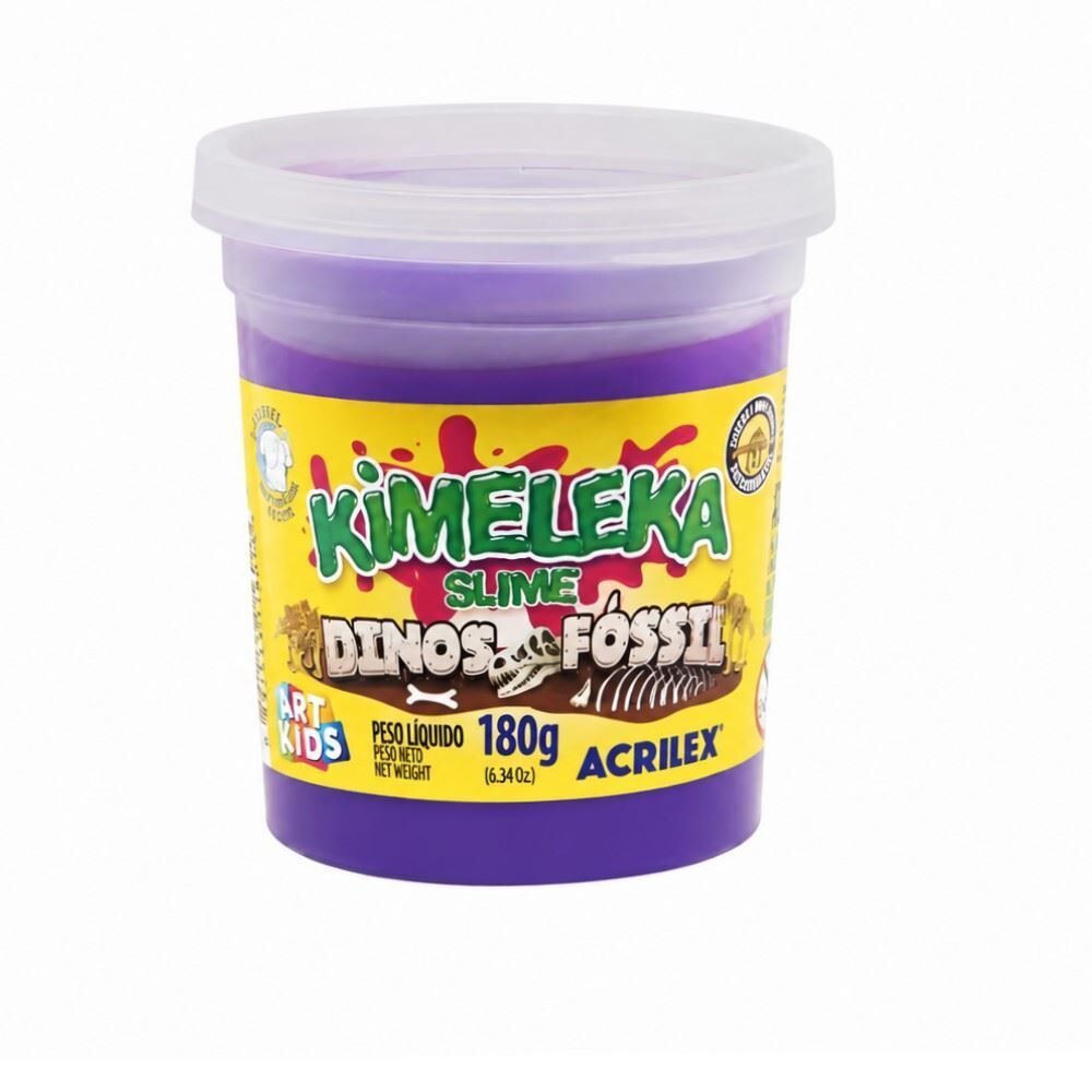 Kimeleka Slime Dinos Fóssil Acrilex - Sortido