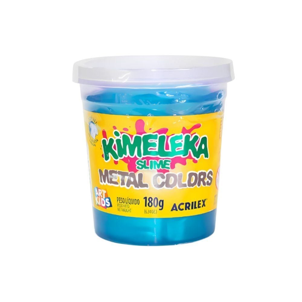 Kimeleka Slime Metal Colors 180G Acrilex - Sortido