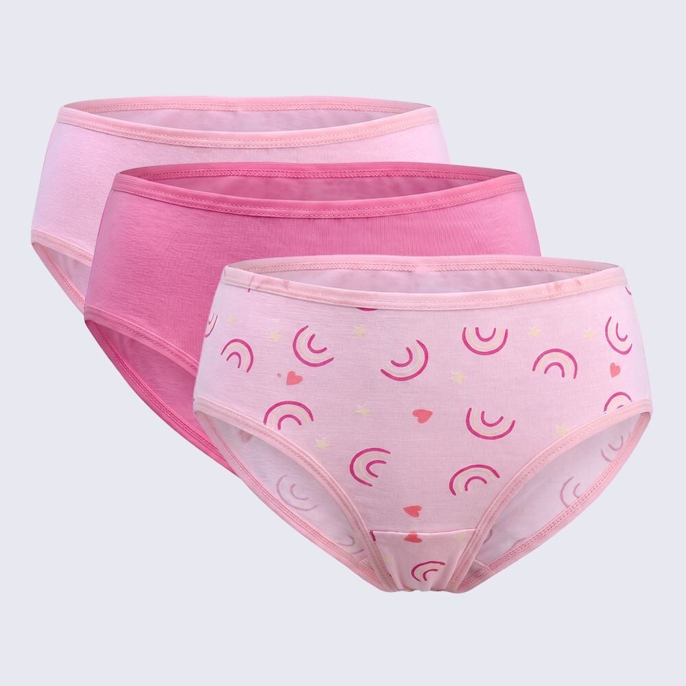 Kit 03 Calcinhas Infantil 2 a 10 Anos Marmelada