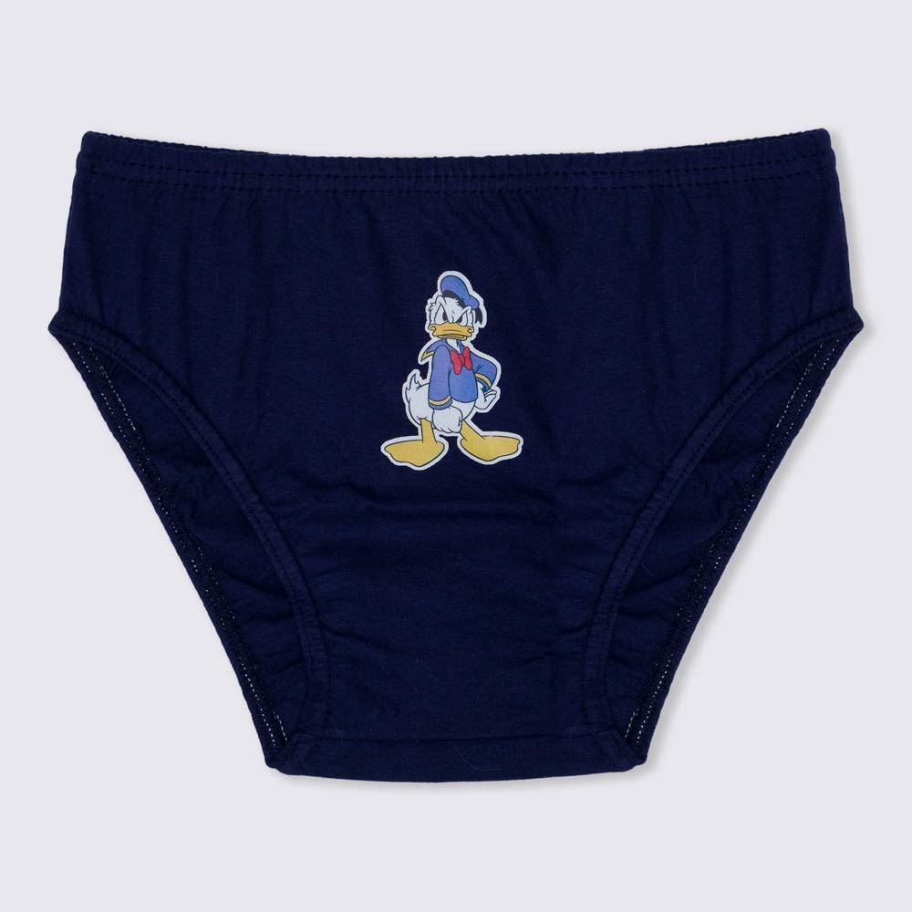 Kit 3 Cuecas Inafantil 4 a 10 Anos Donald 202 Disney