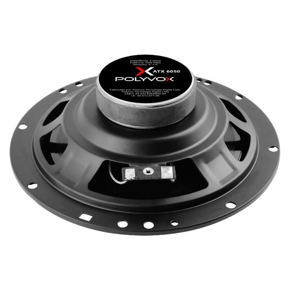 Kit Alto Falante 6" Atx 6050 220W Polyvox - Preto