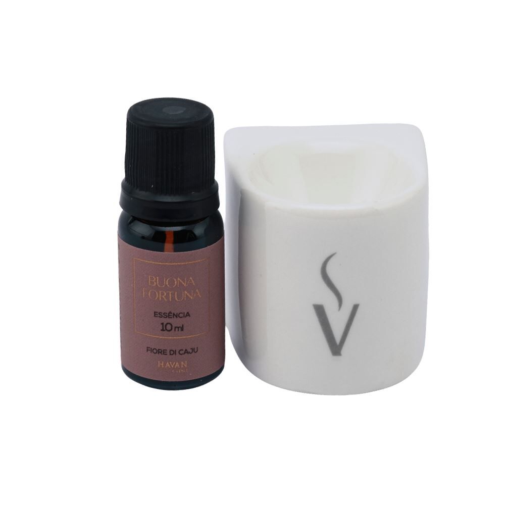 Kit Aromatizador Elétrico Buona Fortuna Havan Casa - Fiore Di Caju