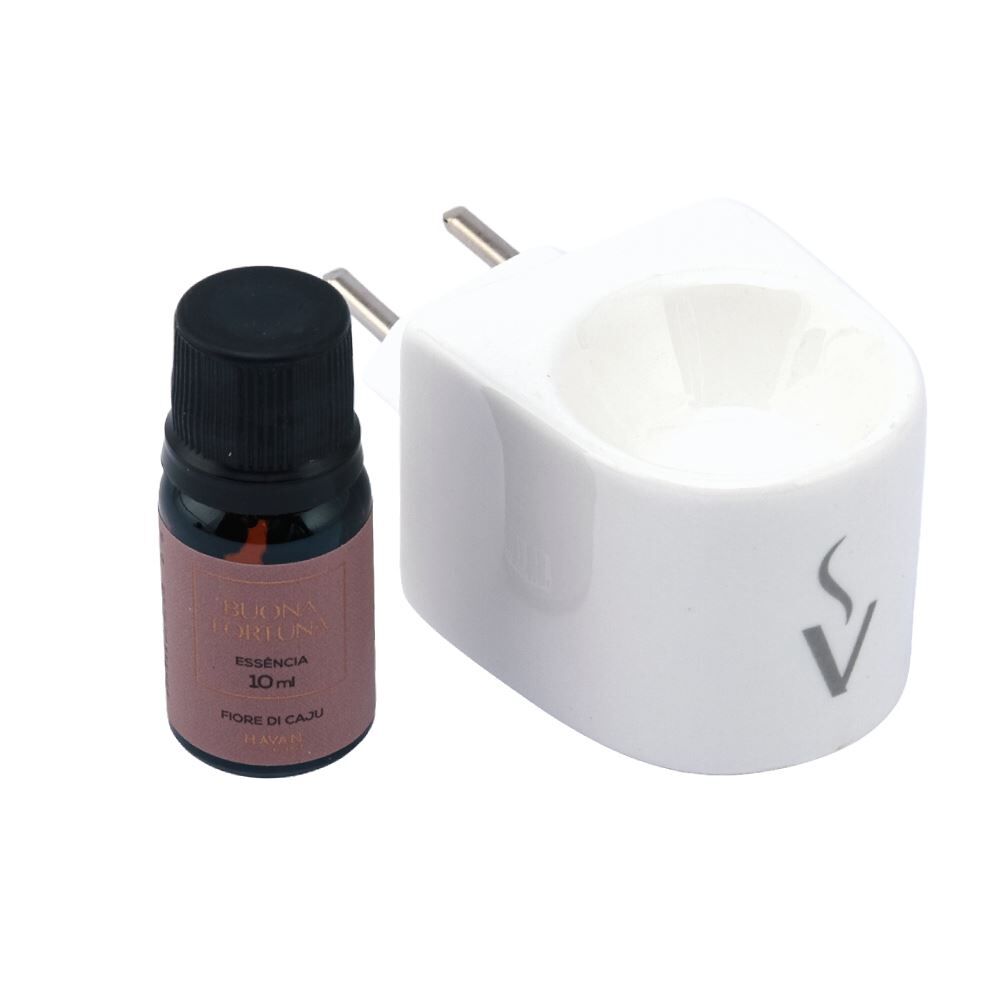 Kit Aromatizador Elétrico Buona Fortuna Havan Casa - Fiore Di Caju