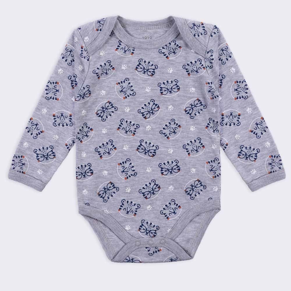 Kit Bebê Body Manga Longa 3 Peças Yoyo Baby