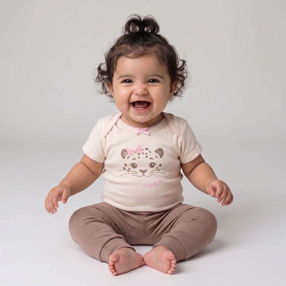 Kit Bebê Macacão, Body e Calça Yoyo Baby