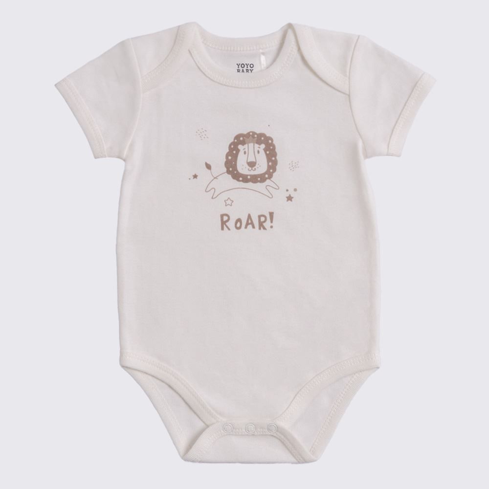 Kit Bebê Macacão, Body e Calça Yoyo Baby