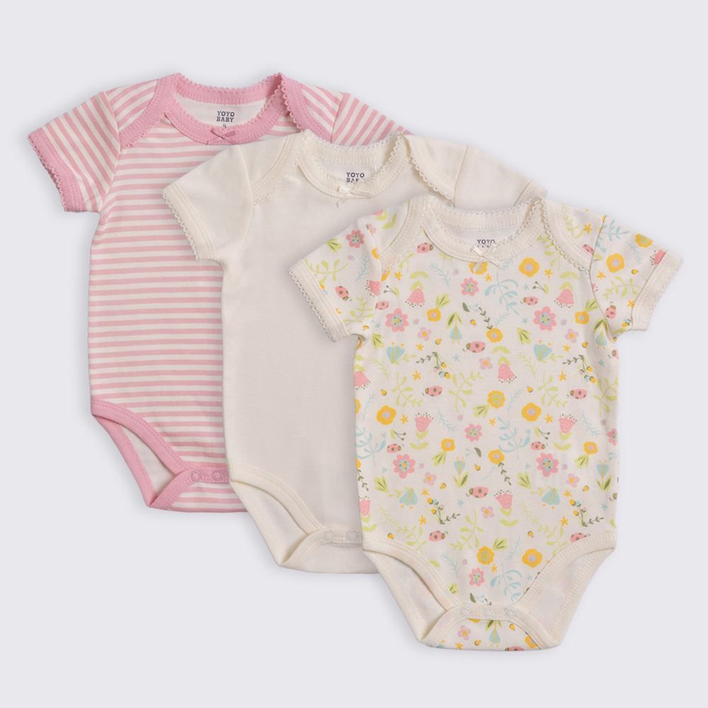 Kit Body Bebê 3 Peças Yoyo Baby
