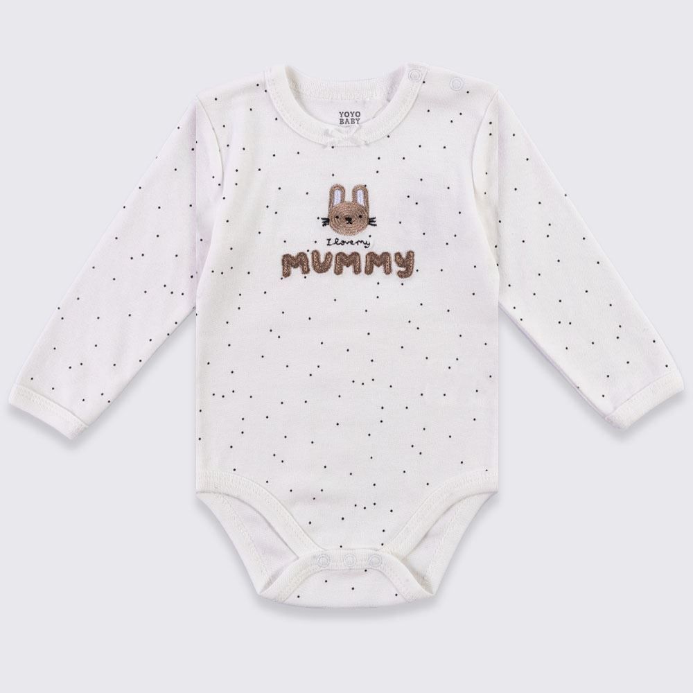 Kit Body Bebê Manga Longa 3 Peças Yoyo Baby