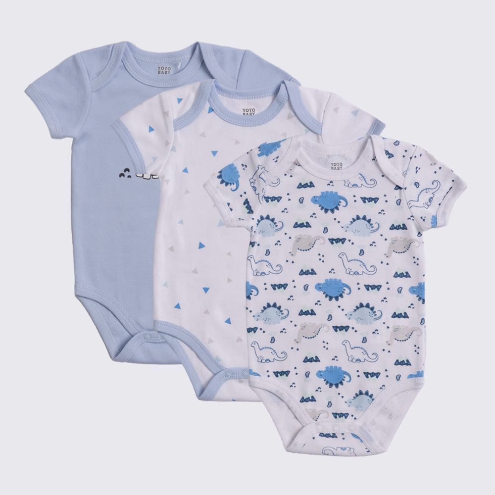 Kit Body Bebê 3 Peças Yoyo Baby