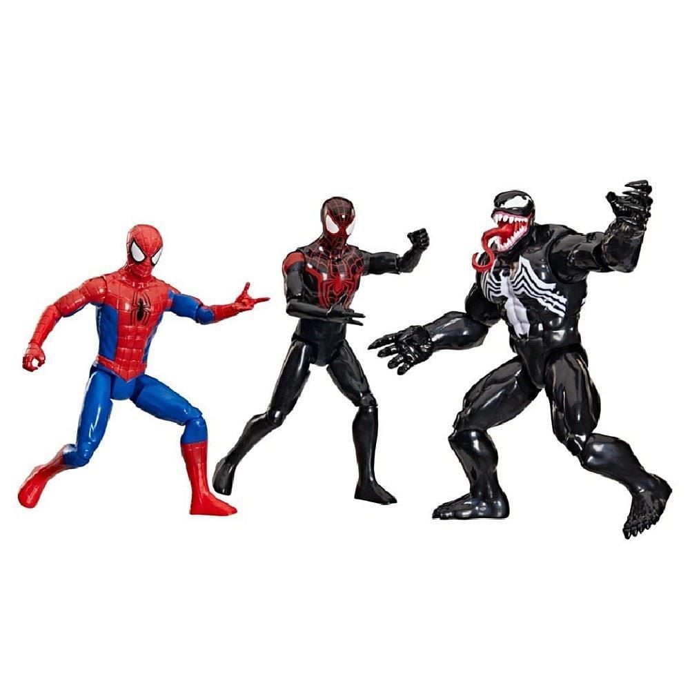 Kit Bonecos Homem-Aranha Venom e Miles Morales Hasbro