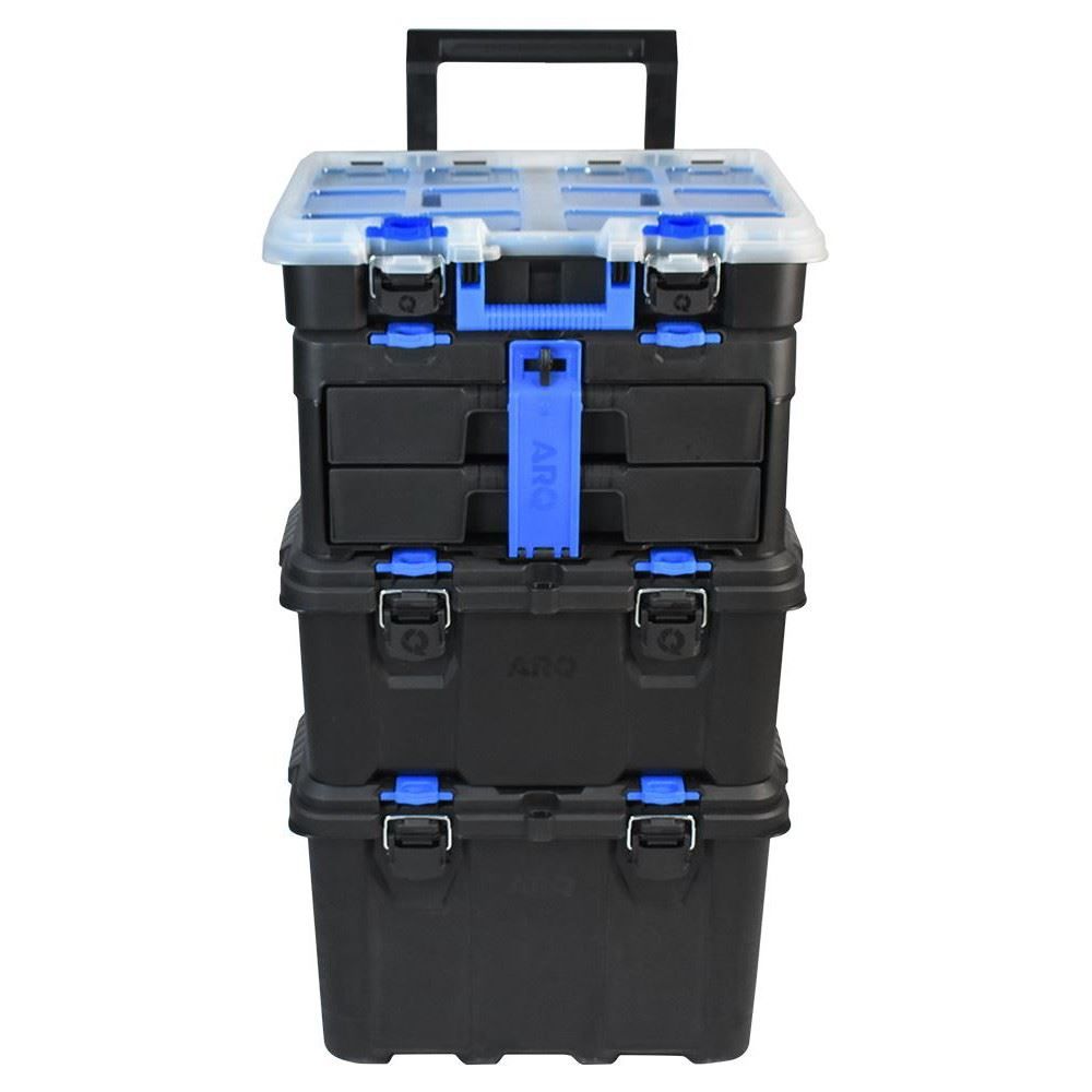 Kit Caixa de Ferramentas Modular Ultra Box com Rodas 4 em 1