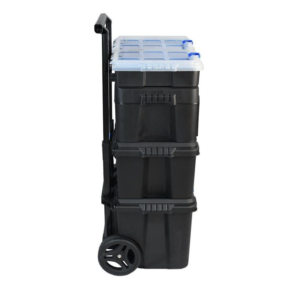 Kit Caixa de Ferramentas Modular Ultra Box com Rodas 4 em 1
