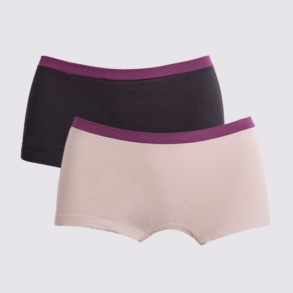 Kit Calcinhas Boxer Com 2 Unidade Seamless DelRio