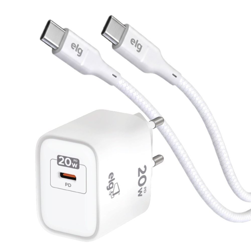 Carregador de Parede Universal 3A 20W Usb-C Power Elg