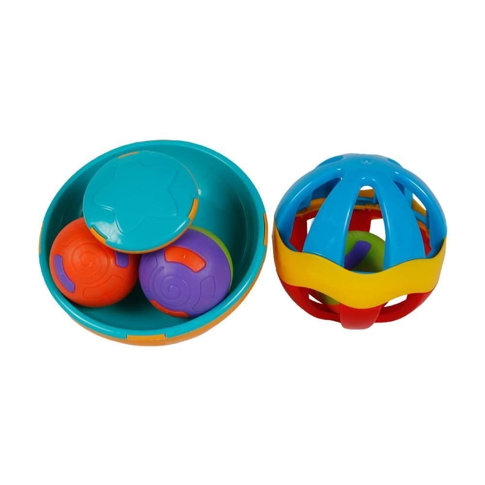 Kit Chocoalhos Quarteto Baby Jp Brink