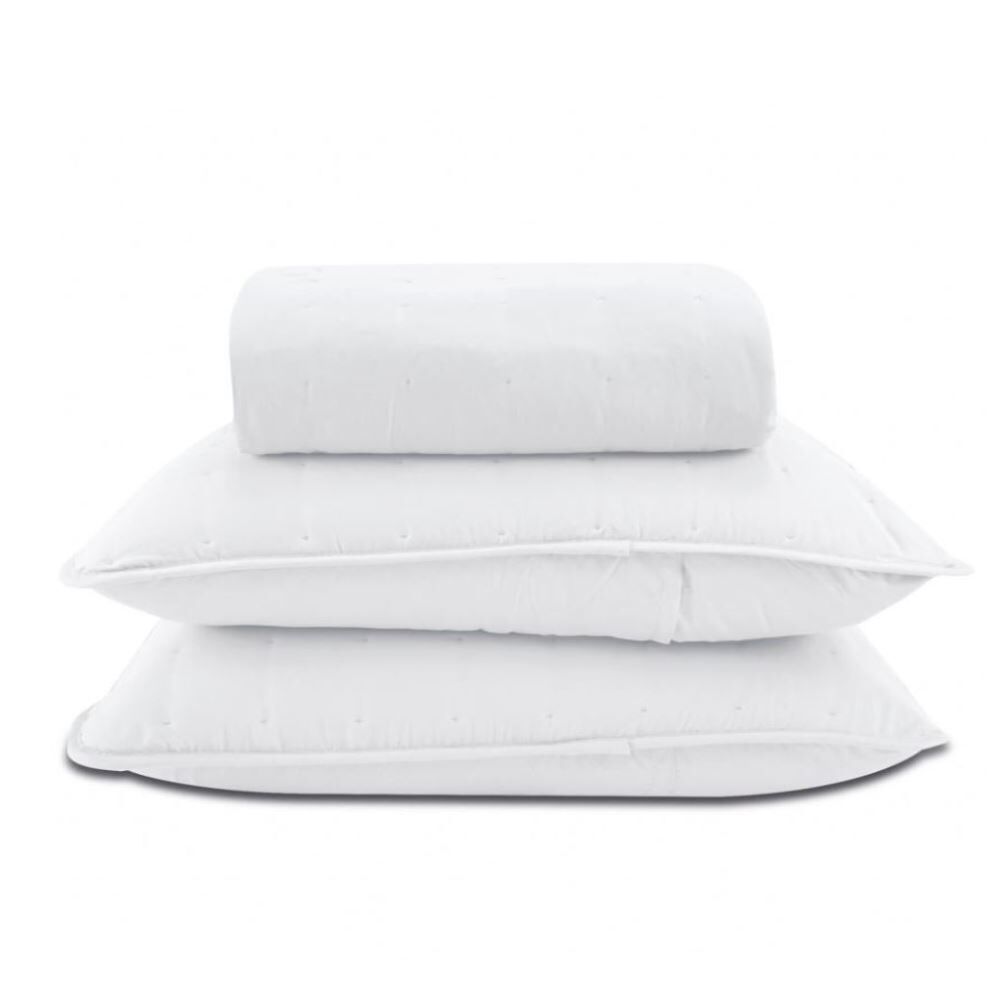 Kit Colcha Casal 100% Poliéster Elegance Havan Casa 3 pçs - Bege