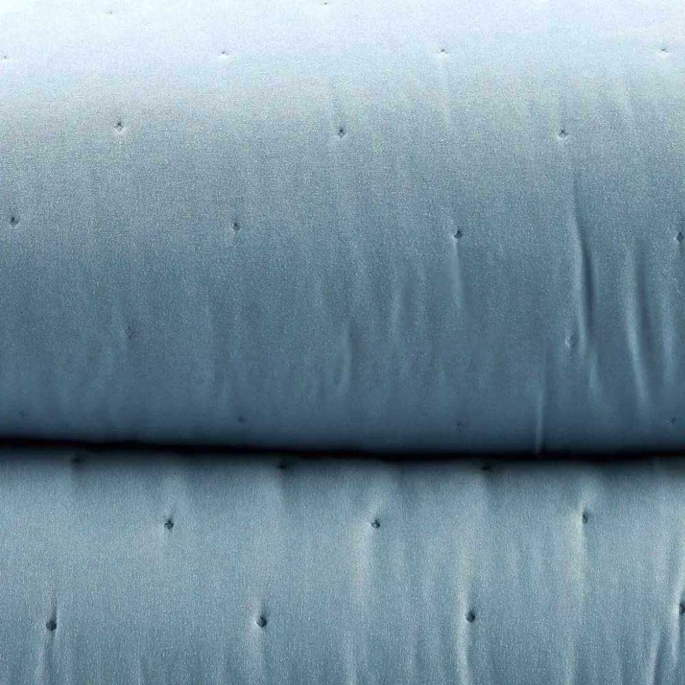Kit Colcha Casal 100% Poliéster Elegance Havan Casa 3 pçs - Azul
