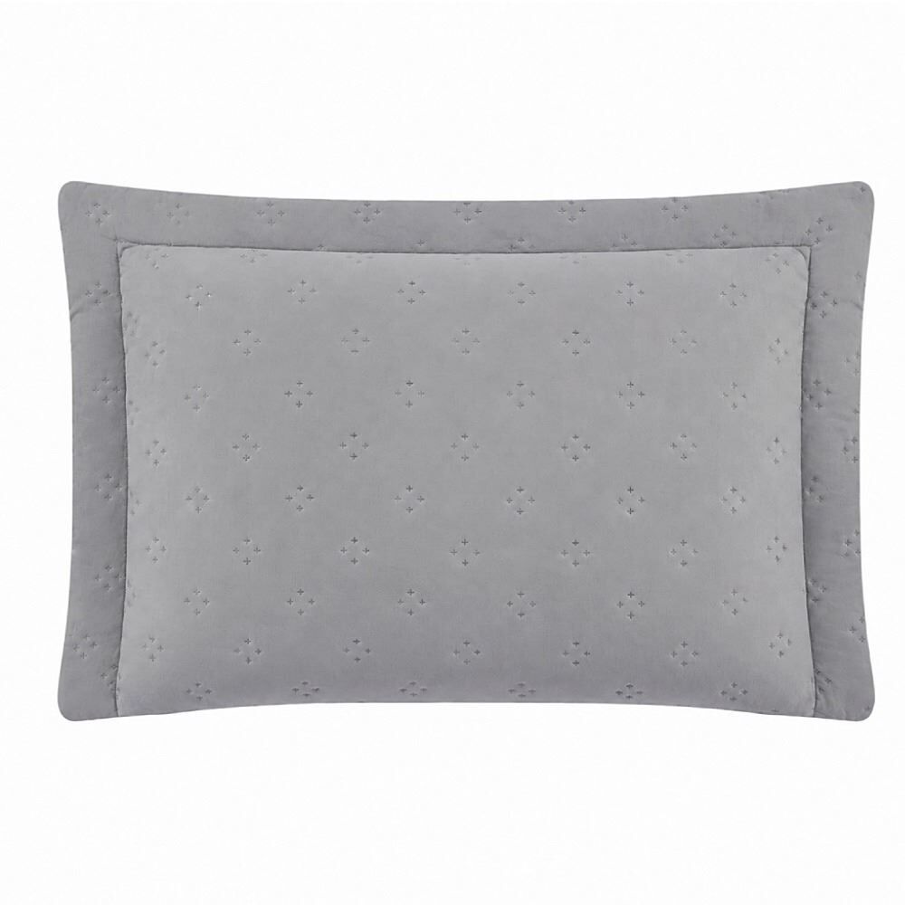 Kit Colcha Casal Elegance Havan Casa 3 pçs - Cinza