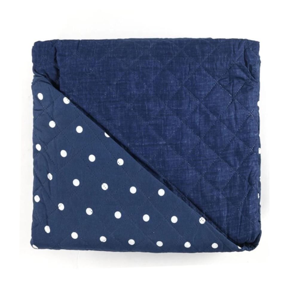 Kit Colcha Casal Poá Versalhes/Napoli Havan Casa 3 pçs - Azul
