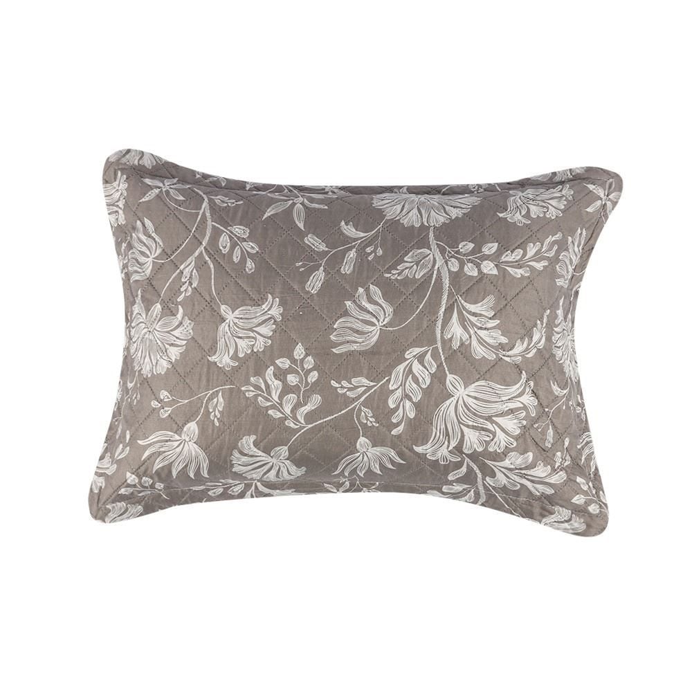 Kit Colcha Casal Versalhes/Napoli Estampada Havan Casa 3 Peças - Floral Taupe