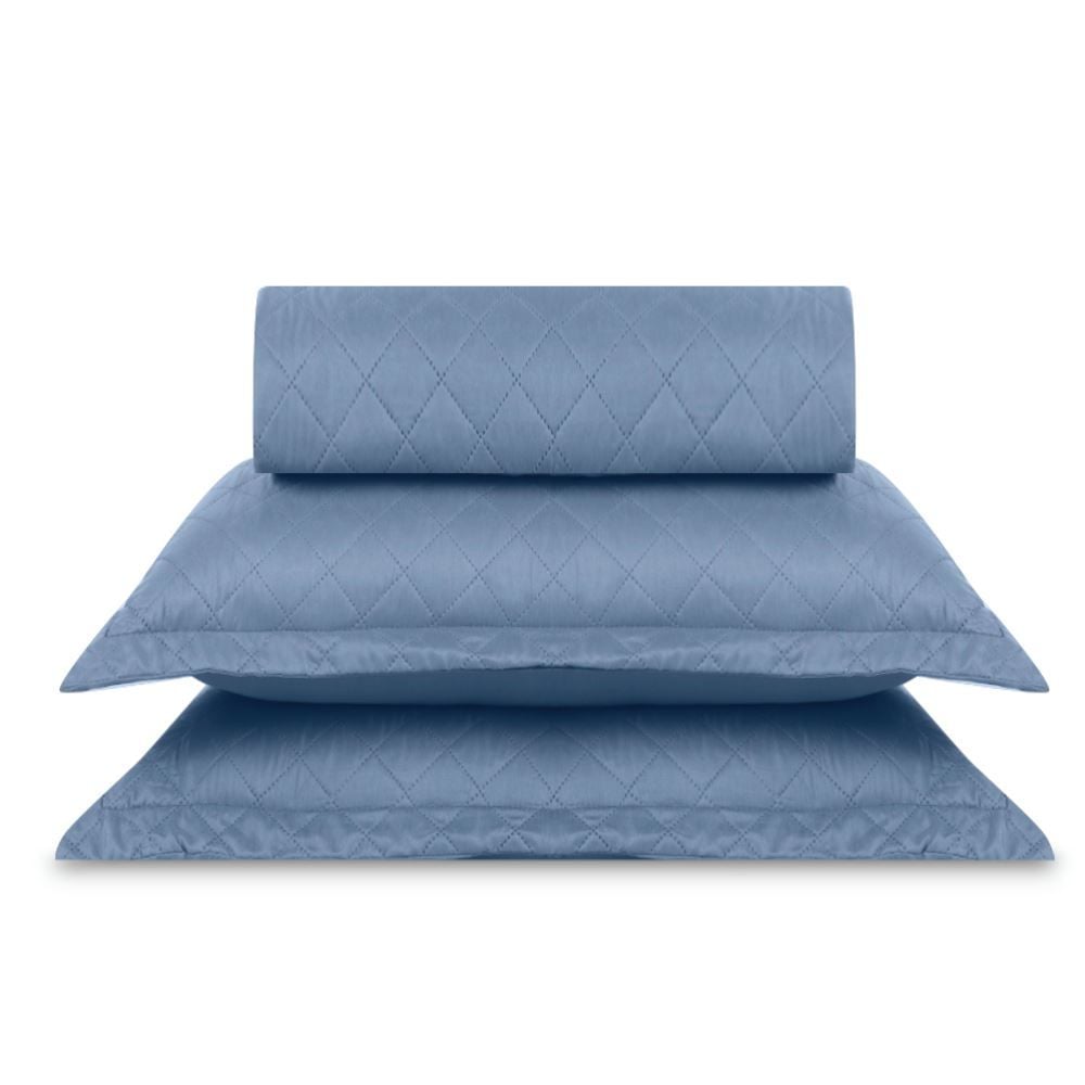 Kit Colcha King 3 Peças Versalhes/Napoli Havan Casa - Azul