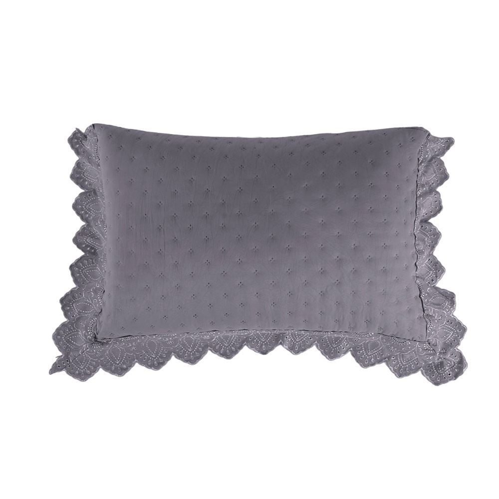 Kit Colcha Queen 3 Peças Imperial Havan Casa - Cinza