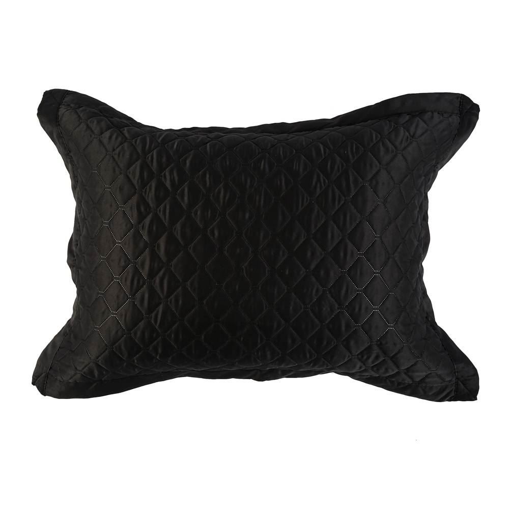 Kit Colcha Queen Acetinada Havan Casa 3 Pçs - Preto