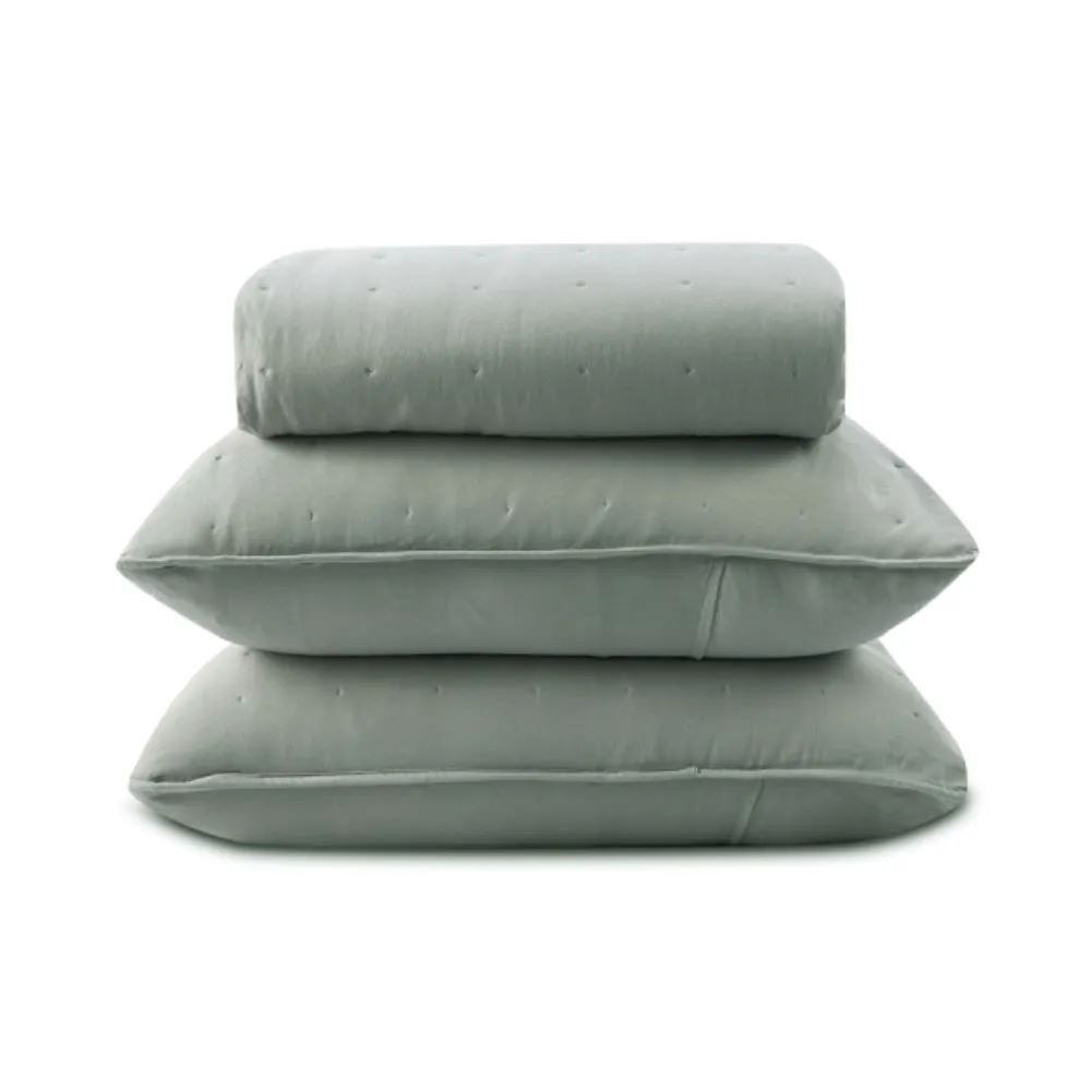 Kit Colcha Queen Elegance 3 pçs Havan Casa - Verde