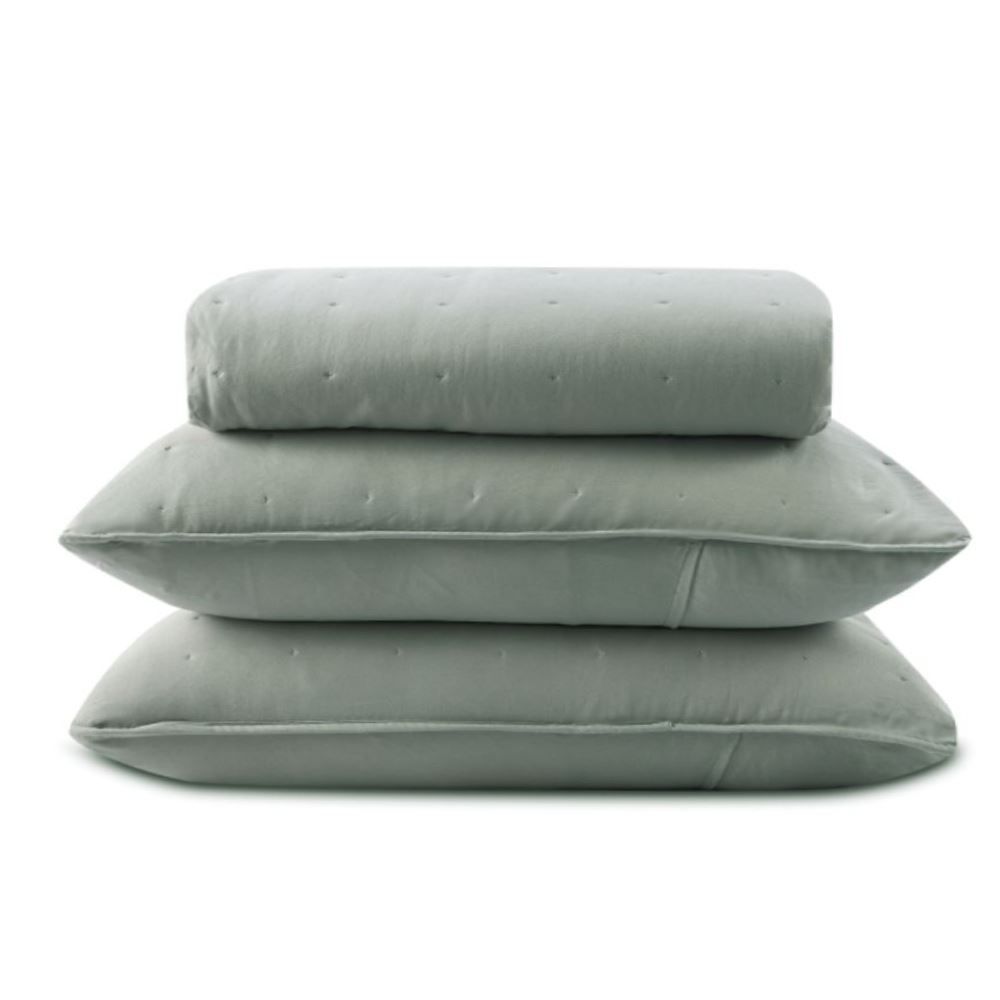 Kit Colcha Queen Elegance 3 pçs Havan Casa - Verde