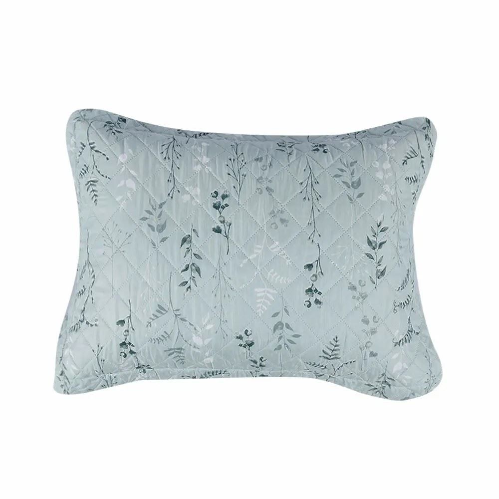 Kit Colcha Queen Estampada Versalhes/Napoli Havan Casa 3 Peças - Folhagens Verde