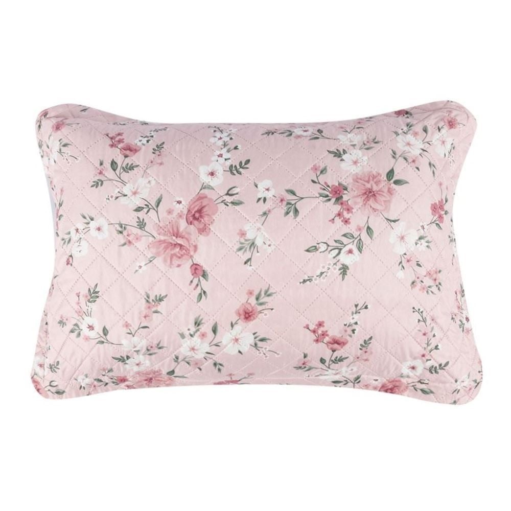 Kit Colcha Queen Versalhes/Napoli Havan Casa 3 Peças - Floral Rose